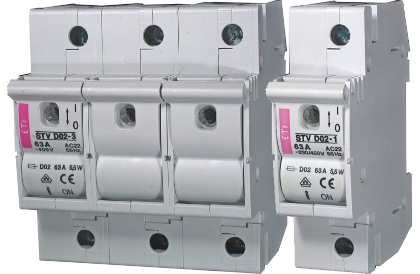LV-fuse-switch disconnector STVD02 3-p+N 63A / 400V