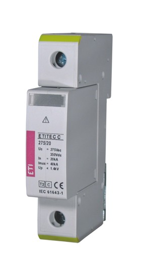 Защита домов и коттеджей ETITEC C 275/20 EV 3p+N