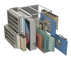 Стандартные вентиляционные установки серии YMAR с роторным рекуператором