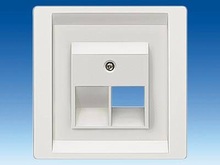 Накладка для UAE розетки, Cat 3 - Телекоммуникационные розетки