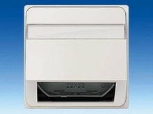 Наккладка с наклонным разъемом - Телекоммуникационные розетки