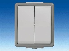 Двухклавишный выключатель для схемы отключения света из двух точек - Кнопки и выключатели