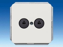 Накладка для подсоединения громкоговорителей - Телекоммуникационные розетки