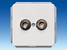 Накладка с BNC/TNC соединением - Телекоммуникационные розетки