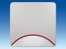 Клавиша нейтральная, красная дуга - Кнопки и выключатели