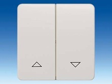 Клавиша двойная с символами вверх/вниз - Контроллеры жалюзи/ставень