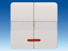 Клавиша двойная с окном и полем для надписи - Кнопки и выключатели