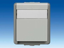 Розетка SCHUKO одинарная, с полем для надписи - Розетки