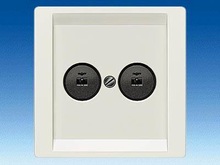 Накладка для подсоединения громкороворителей - Телекоммуникационные розетки