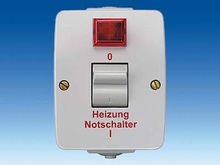 Аварийный выключатель нагрева, 3-полюсный - Кнопки и выключатели