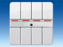 Клавиша четверная UP 235 + ИК приемник - Техника автоматики зданий EIB