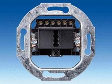 TAE 6F+N, цвет черный - Электрические части для розеток TAE