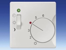 Накладка регулятора комнатной температуры, 3-поз. выключатель - Контроллеры комнатной температуры